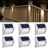 JSOT outdoor solar lights front view for compact garden lighting and ambiance