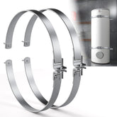 JUGGHOME water heater strap kit setup shows sturdy mounting for stable installation.
