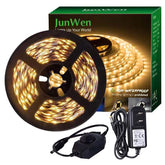 JUNWEN 20ft LED strip with 360 LEDs, ideal for ambient indoor lighting