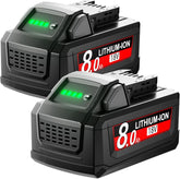 JUNWOOD Milwaukee M18 battery 8Ah for extended tool runtime