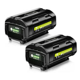 JUNWOOD 40V Ryobi replacement battery pack shot showing overall design for extended run time.