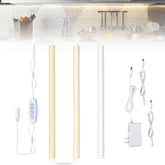 JUSJUBR under-cabinet light 3-pack provides wide coverage for kitchen countertops
