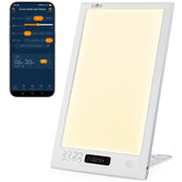 JUXLamp bright-light-therapy-lamp demonstrates 12 000 lux for daylight like wakefulness
