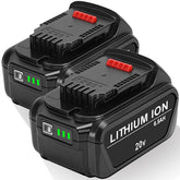 JYJZPB DeWalt 20V MAX battery with 6500mAh capacity for extended use.