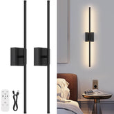 JZEKVN battery-operated wall sconce with remote control for easy lighting anywhere