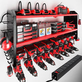KAFAHOM power tool organizer with charging station for cordless tools