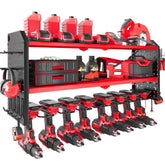 KAFAHOM power tool organizer with 8 drill slots for easy access