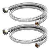 KAINGA 30in faucet supply line braided stainless steel for durable everyday use