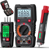 KAIWEETS KIT01 digital multimeter display showing voltage measurement for quick diagnostics