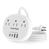 Kakahigh Australia power plug adapter front view showing 7-in-1 design for travel