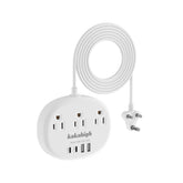 KakaHigh India plug adapter showing three US outlets for versatile travel