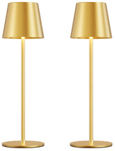 Kakanuo cordless table lamp gold KK2 for elegant dining ambiance.