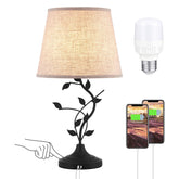 Kakanuo USB touch table lamp base with branch-like design for easy brightness control