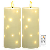 Kakoya 10x4 outdoor candle with IP65 weatherproof durability for porches.