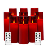 Kakoya flameless candle close-up wick for authentic ambience.