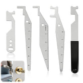 KAKUPPA five-pack firefighter lever tools in case, ready for rapid response and storage.