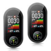 Kalawen 4-in-1 detector front view showing plug-in safety in any room
