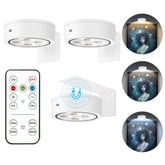 Kandicyar 3-pack picture lights illuminate artwork wirelessly for a brighter display