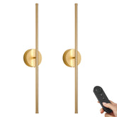 KARTOOSH battery-operated wall sconce with remote for ambient living room lighting