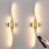 KARTOOSH battery wall sconce 2-pack side view shows cordless installation