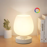 KARTOOSH cordless bedside lamp front view with soft ambient glow for bedrooms