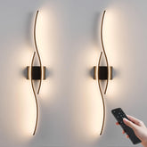 KARTOOSH two-pack battery wall sconces with remote for flexible placement.