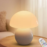 KARTOOSH mushroom lamp with remote control for easy lighting adjustments.