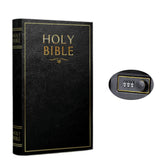 KASLVOX fake book box Bible safe with lock for discreet valuables storage.