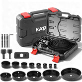 KATA hole saw kit blades offering clean, precise cuts for drywall and softwood