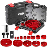 KATA Hole Saw Set case showing organized storage and portability