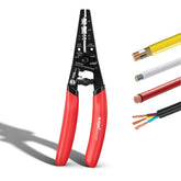 KATA wire cutter and stripper 8in in use for clean wire prep