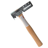 Kathleno magnetic roofing hatchet face for precise, secure shingle nailing