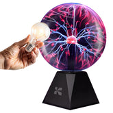 Katzco plasma ball nebula sphere glowing as a desk centerpiece