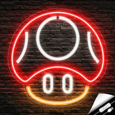 Kavaas Gaming Mushroom neon sign wall decor bright and whimsical ambience