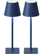 KDG 2-pack cordless table lamp on a bedside table for cozy reading ambiance.