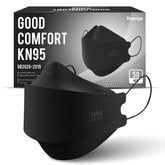 Keangs KN95 mask 3D fit for snug facial coverage during extended wear.