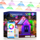 KDEEIE RGBIC outdoor lights with app control for customizable ambient lighting