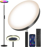 Keepsmile double-side LED floor lamp with tilt angle for versatile lighting