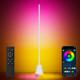 Keepsmile Smart RGB LED corner lamp base providing shadow-free lighting in any room