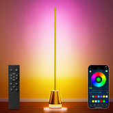 Keepsmile smart RGB corner lamp in gold with 172 LEDs for vibrant room glow