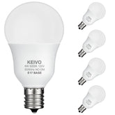 KEIVO E17 intermediate base LED bulb installed in a ceiling fan for daylight brightness