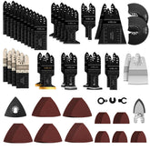 KELIN 120 PCS multitool blade kit shows universal compatibility for diverse tasks