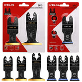 KELIN 6-pcs carbide and titanium blades set for versatile cutting across wood and metal