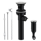 KENES LJ-P701 lift-rod-operation for fast seal and drain in busy bathrooms.
