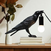 KENJIEY Raven Lamp brightness control for comfortable bedside reading
