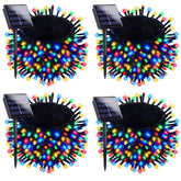 KENTA solar Christmas lights outdoor 4-pack illuminate patios and trees
