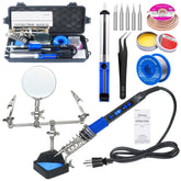 KEPIOG soldering kit 100W digital iron with adjustable temperature for precise electronics repair.