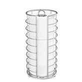 Kerisgo toilet paper holder stand side view with 3-roll capacity and easy access
