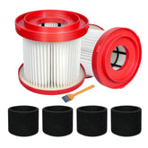 Kerneed two pack HEPA filters for Milwaukee 0880-20 deliver stronger dust capture