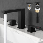 KES All Metal Black faucet front view shows durable stainless steel finish for lasting reliability.